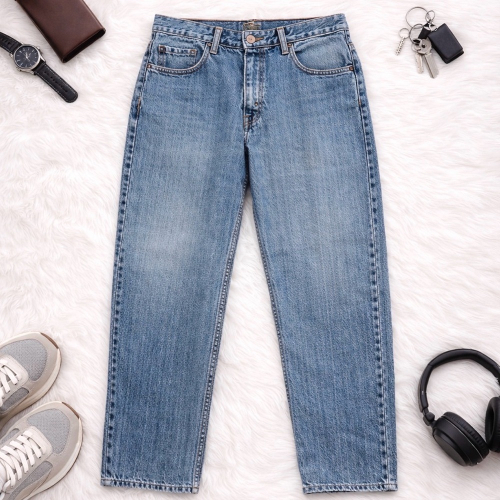 Vtg Men's Levi’s Strauss Signature Jeans medium wash relaxed fit size 38" x 34"